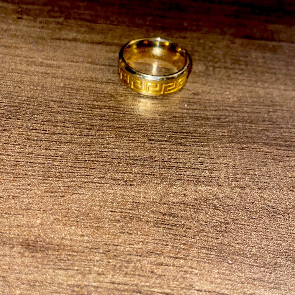 Gold wedding band men